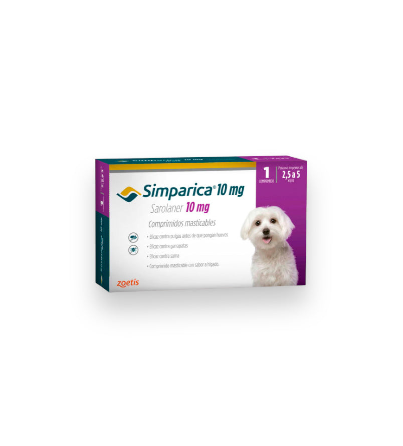 Simparica x 1 Tableta (2.5 - 5 kg)