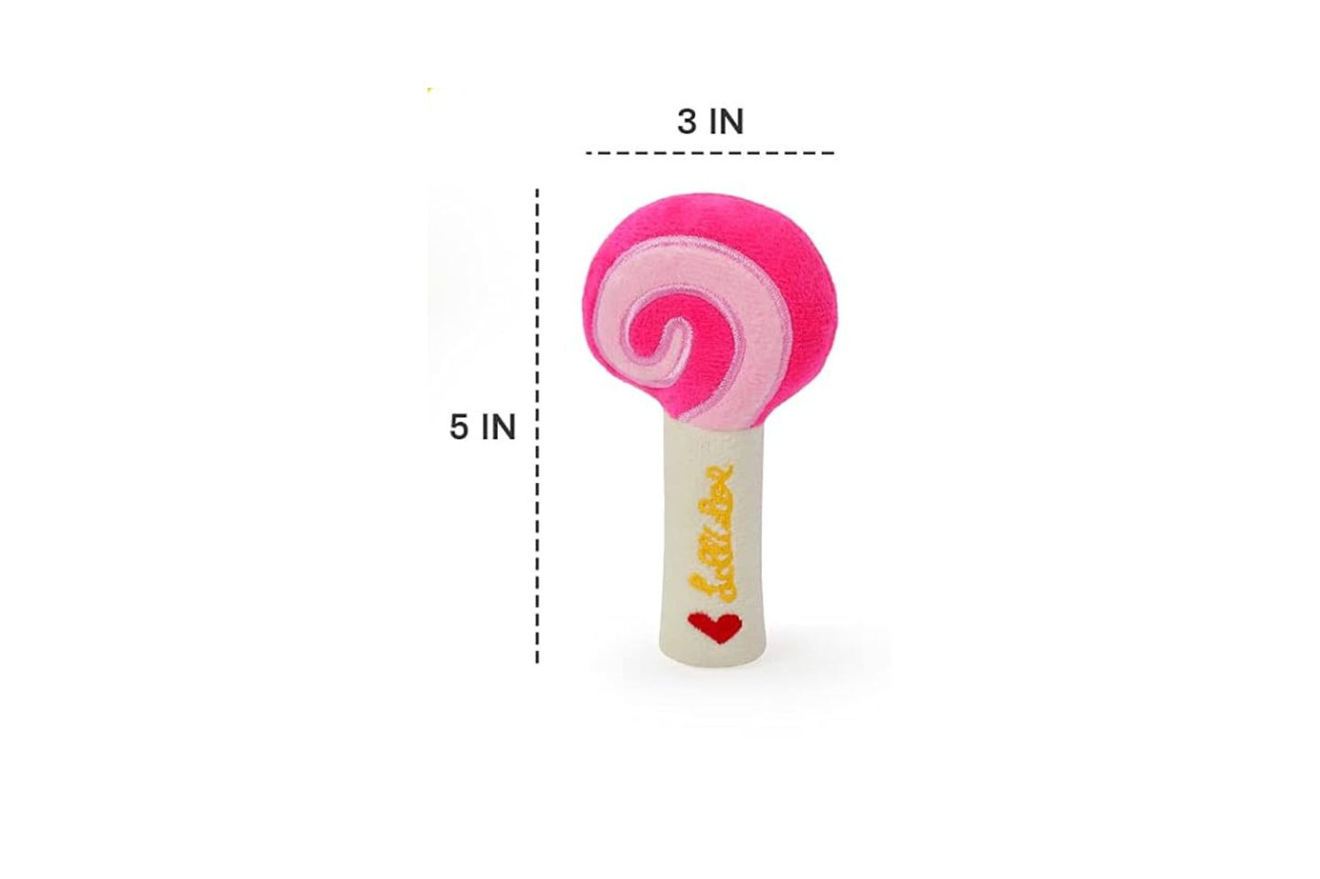 Rosa Lollipop - Juguete Chirriante para Perro