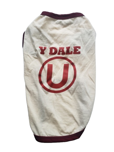 Polera Crema de la "U" – Talla 1 – 100% Algodón