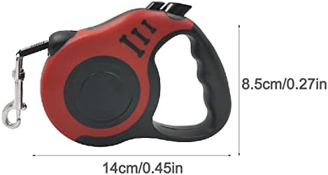 Correa Retráctil Automática de Nailon para Perros Pequeños y Medianos – 9.8 ft