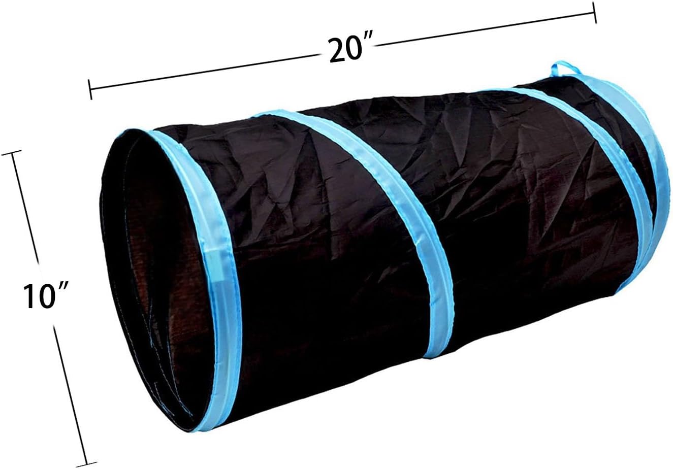 Túnel de Juego para Mascotas – Color Negro