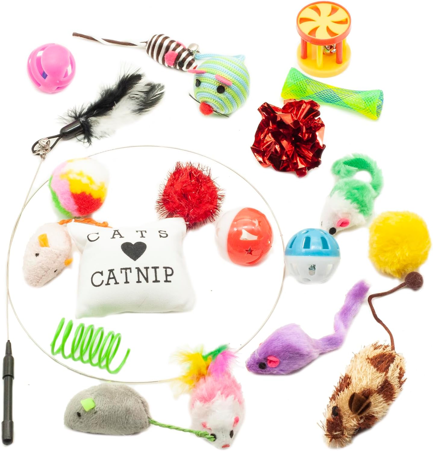 Pack de 20 Juguetes para Gatos