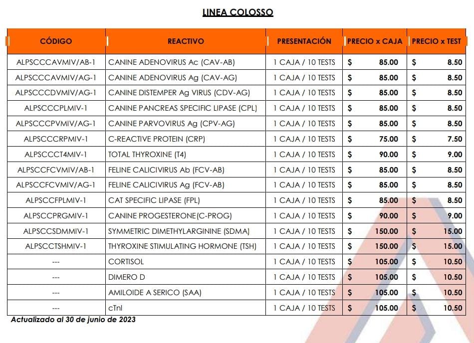 COLOSSO® 100 Equipo de Inmunofluorescencia