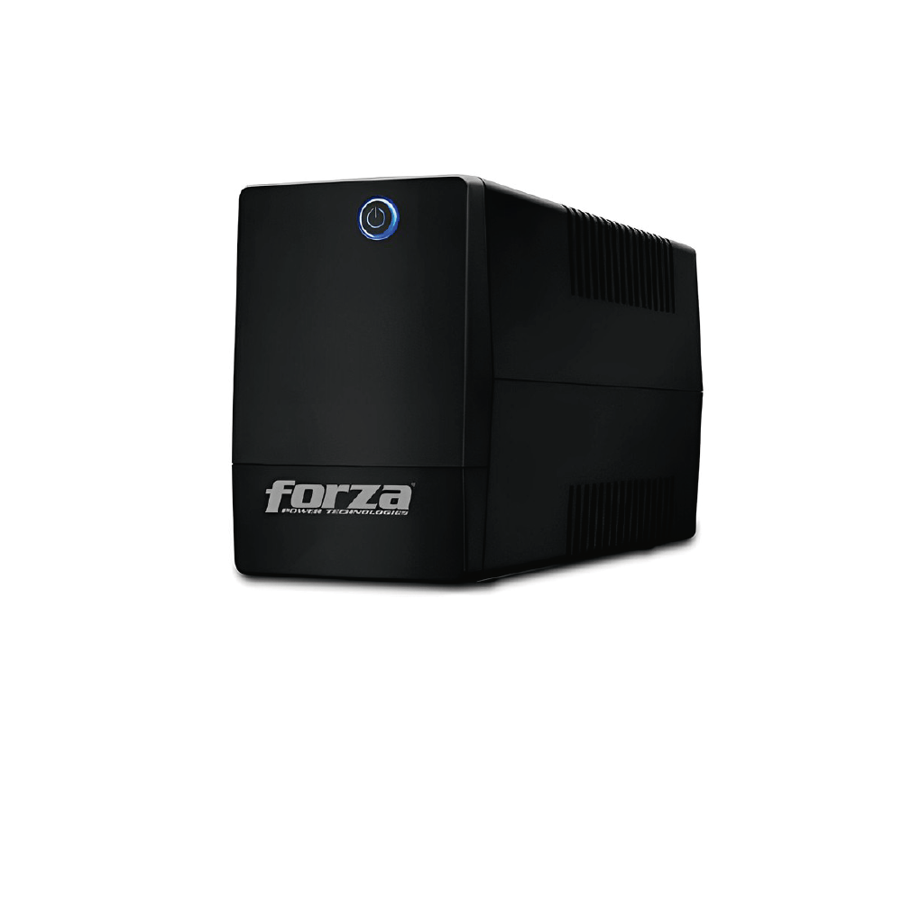 UPS Forza 500VA / 250W – Modelo NT-512U | 6 Tomas + Protección RJ11 | Color Negro