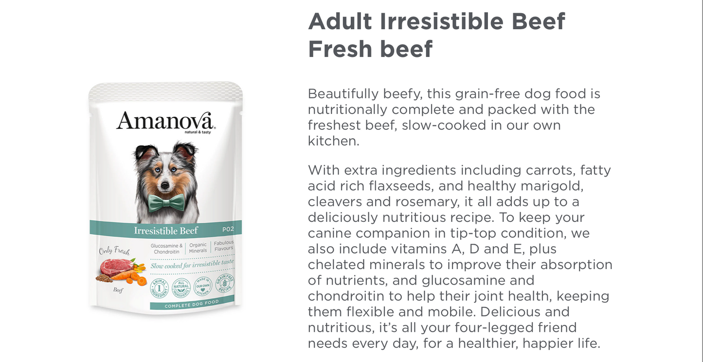 Irresistible Beef (Alimento de mantenimiento-perros)