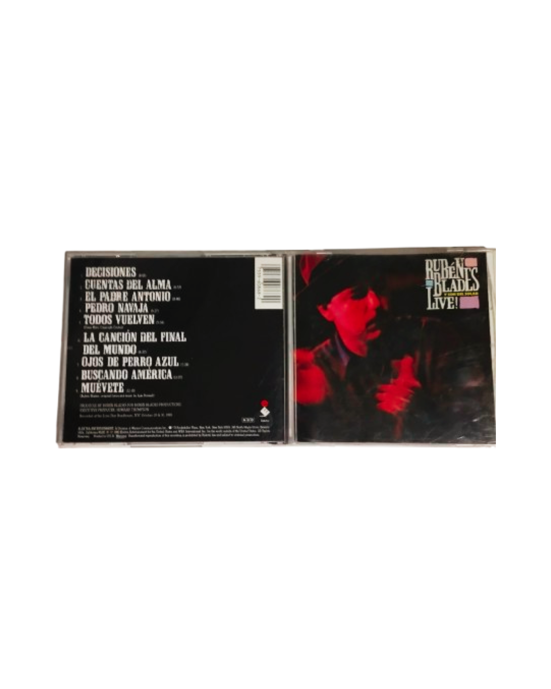 Rubén Blades y Son del Solar...Live! (CD original, Elektra, 1990, USA)