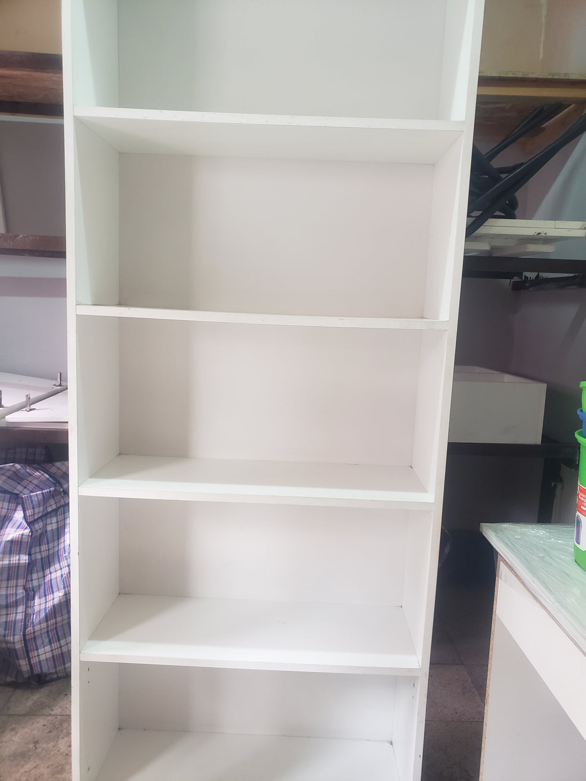 Estantería de Melamina Blanca 2 m x 80 cm x 30 cm