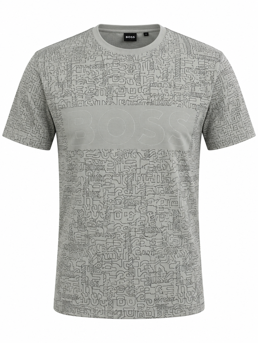 Polo BOSS Hombre XXL con Estampado Tipográfico