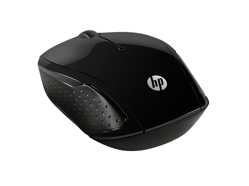 Mouse HP 200 Wireless Óptico 1000 DPI — Negro