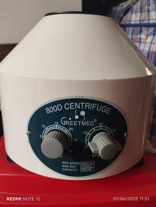 Centrífuga Greetmed 800D | 4,000 rpm | 6 × 20 mL