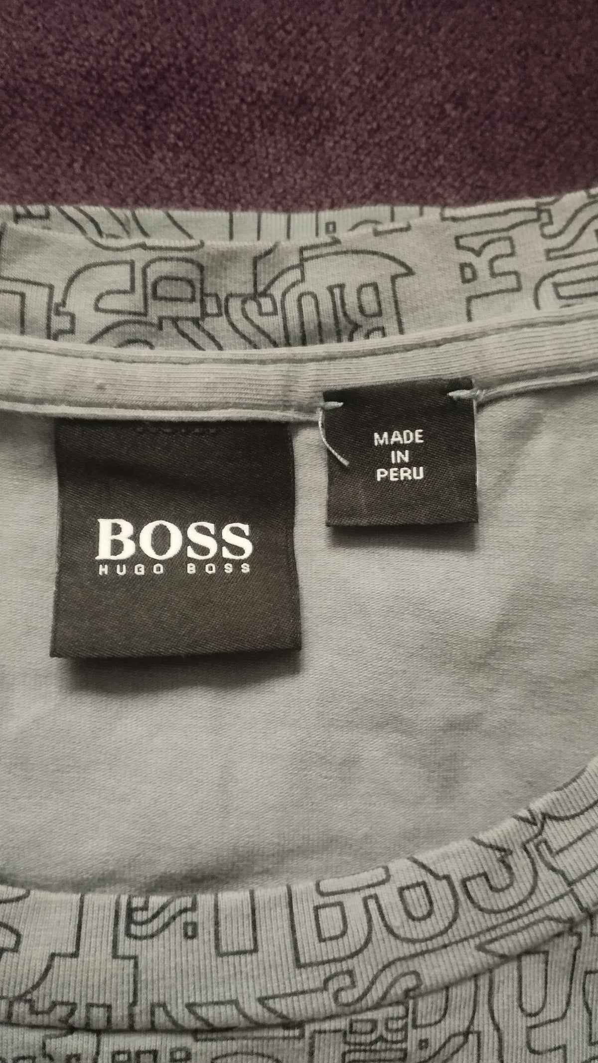 Polo BOSS Hombre XXL con Estampado Tipográfico