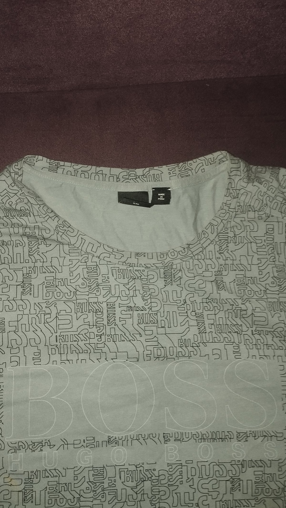 Polo BOSS Hombre XXL con Estampado Tipográfico