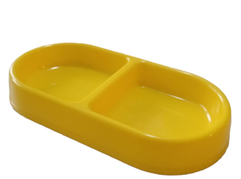 Plato doble - Amarillo